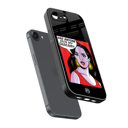 has anyone seen my sharam back phone cover | glass case for iphone 16e