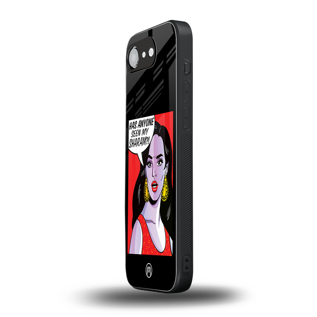 has anyone seen my sharam back phone cover | glass case for iphone 16e