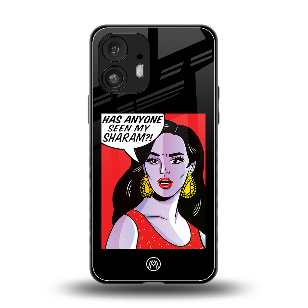 has anyone seen my sharam back phone cover | glass case for nothing phone 2