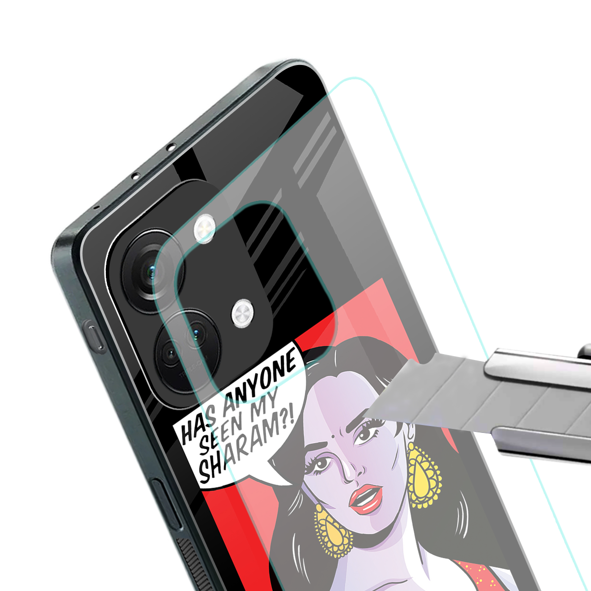 has anyone seen my sharam back phone cover | glass case for oneplus nord 3