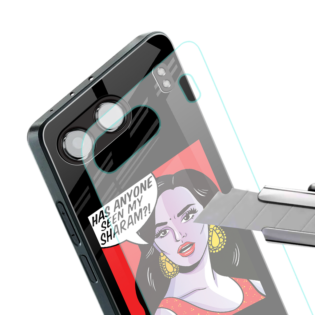 has anyone seen my sharam back phone cover | glass case for oneplus nord 4