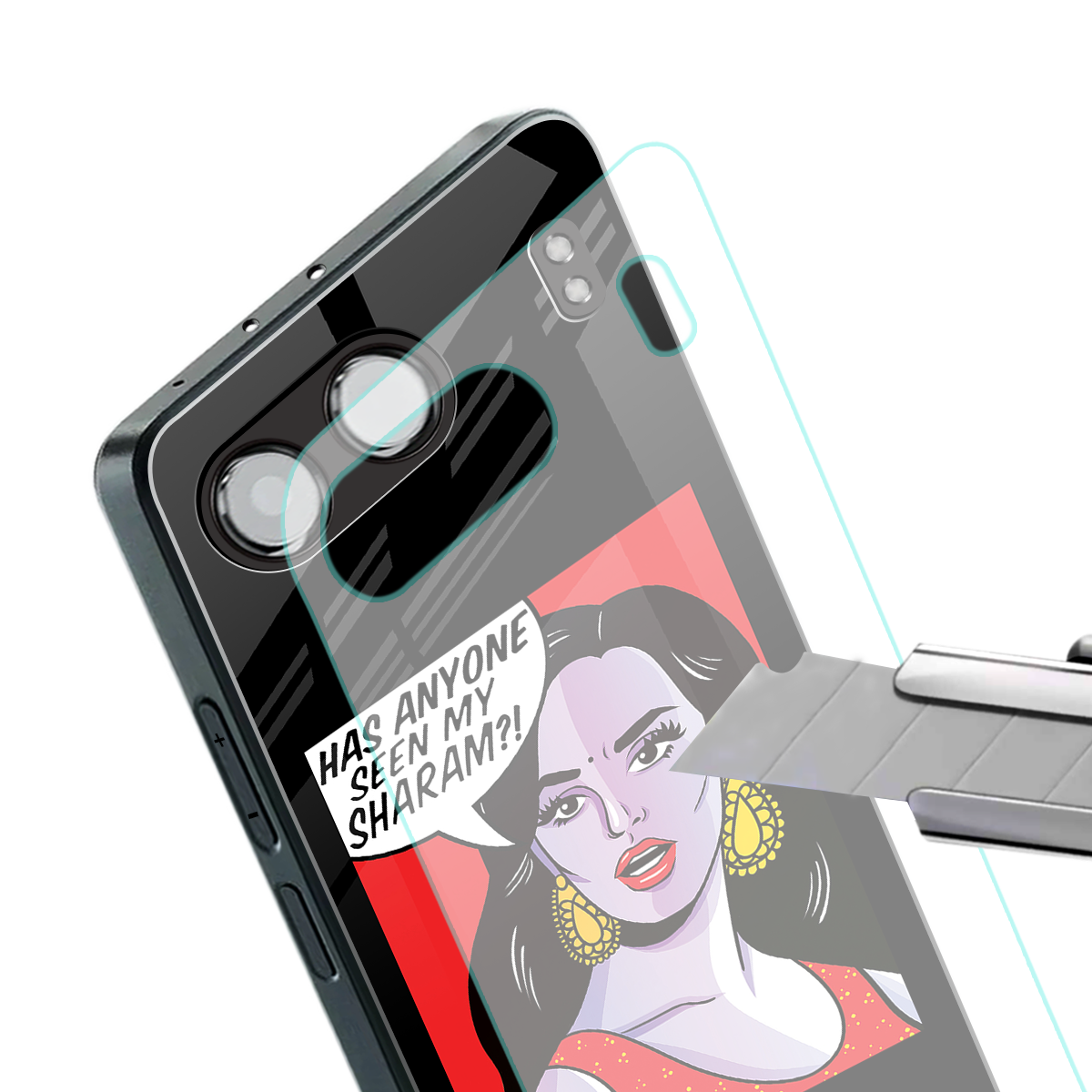 has anyone seen my sharam back phone cover | glass case for oneplus nord 4