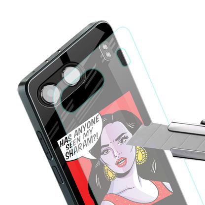 has anyone seen my sharam back phone cover | glass case for oneplus nord 4