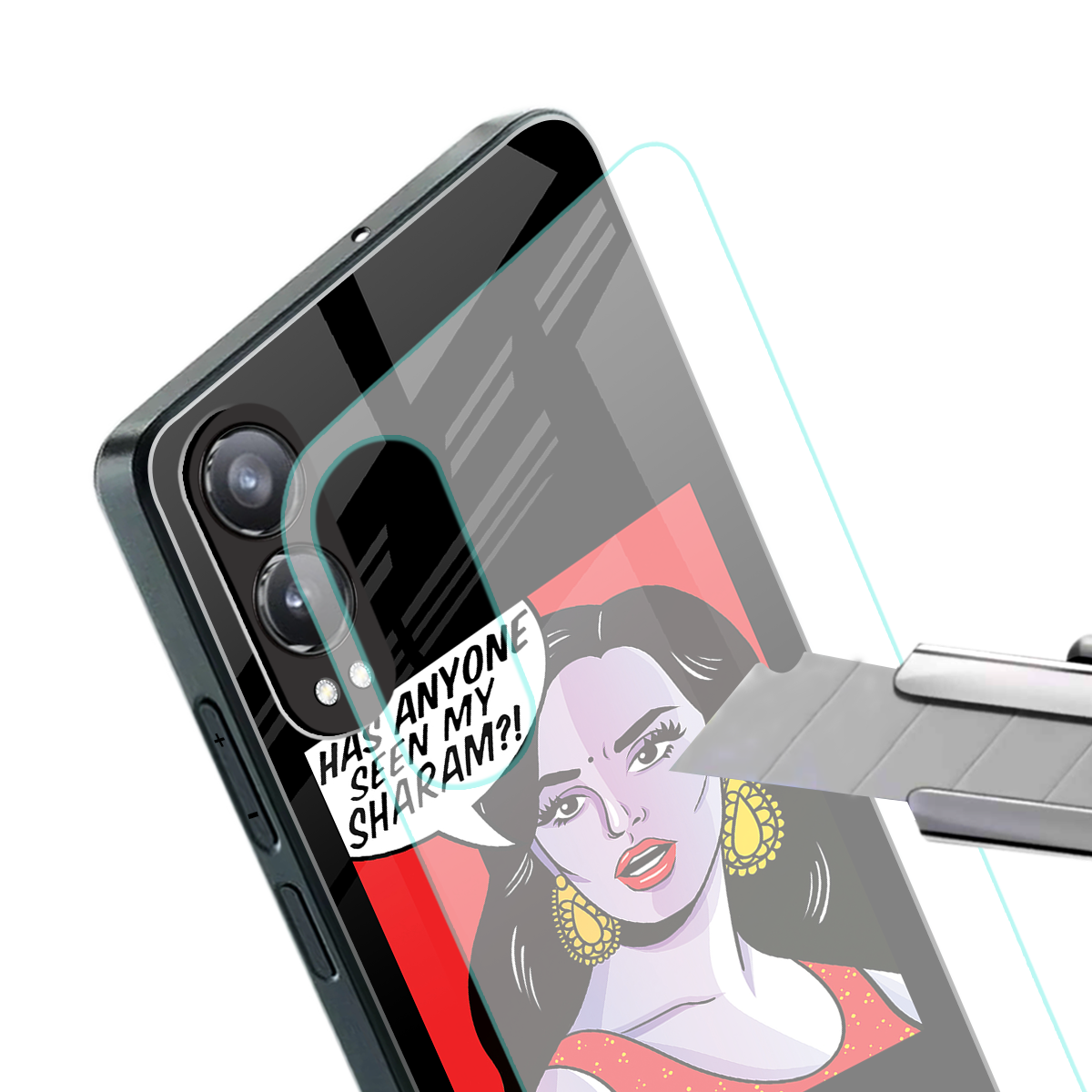 has anyone seen my sharam back phone cover | glass case for oneplus nord ce 4 lite