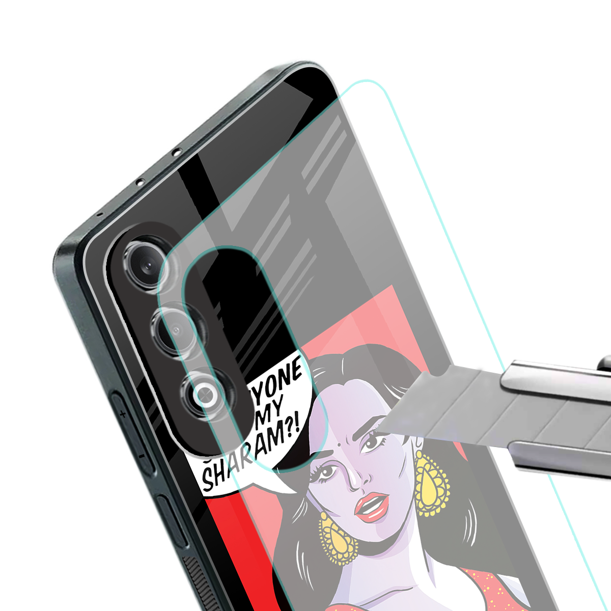 has anyone seen my sharam back phone cover | glass case for oneplus nord ce 4