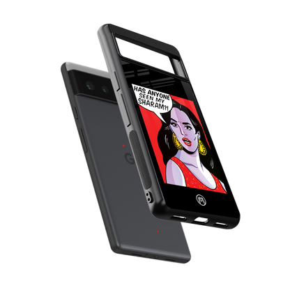 has anyone seen my sharam back phone cover | glass case for Google Pixel 6A