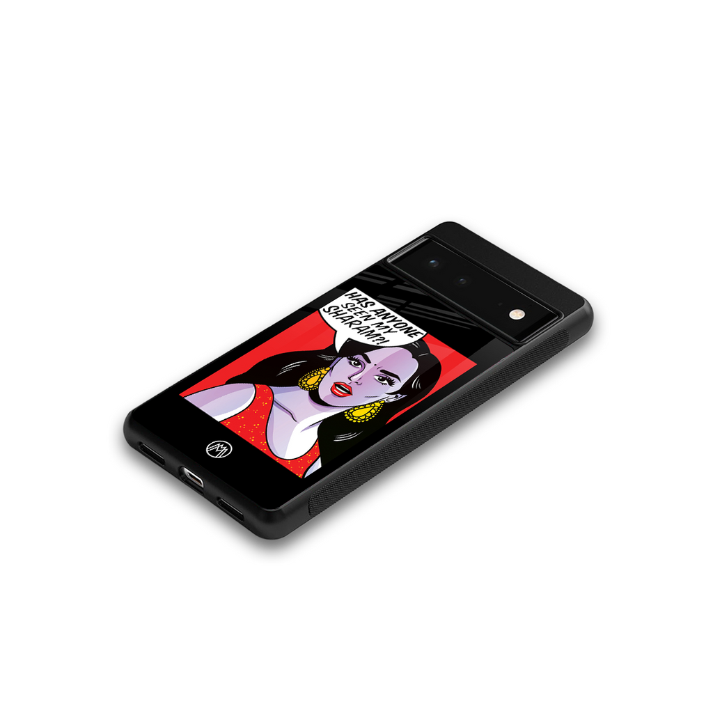 has anyone seen my sharam back phone cover | glass case for Google Pixel 6A