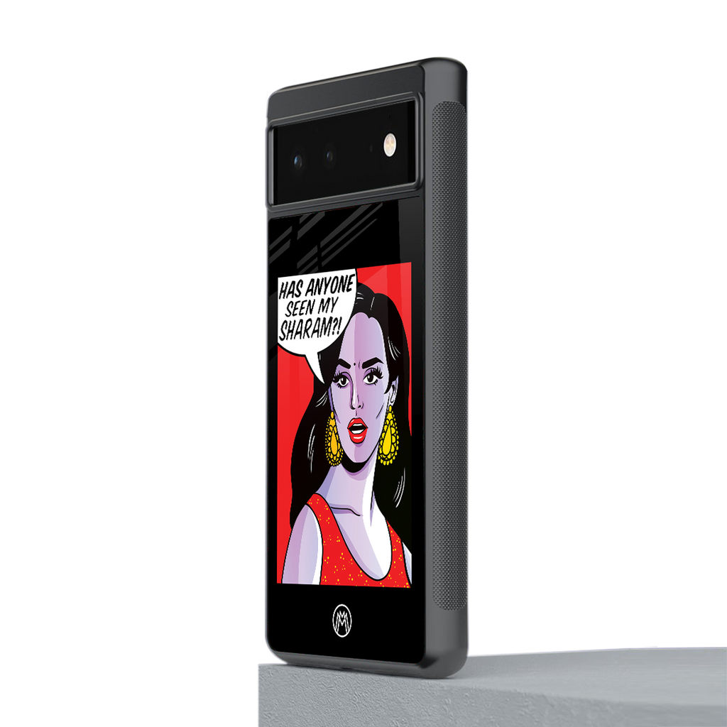 has anyone seen my sharam back phone cover | glass case for Google Pixel 6A