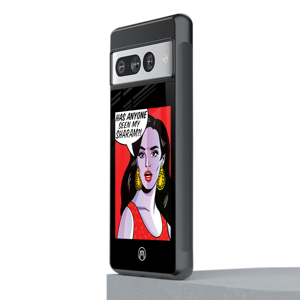 has anyone seen my sharam back phone cover | glass case for google pixel 7 pro