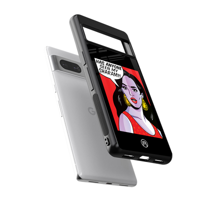 has anyone seen my sharam back phone cover | glass case for Google Pixel 7