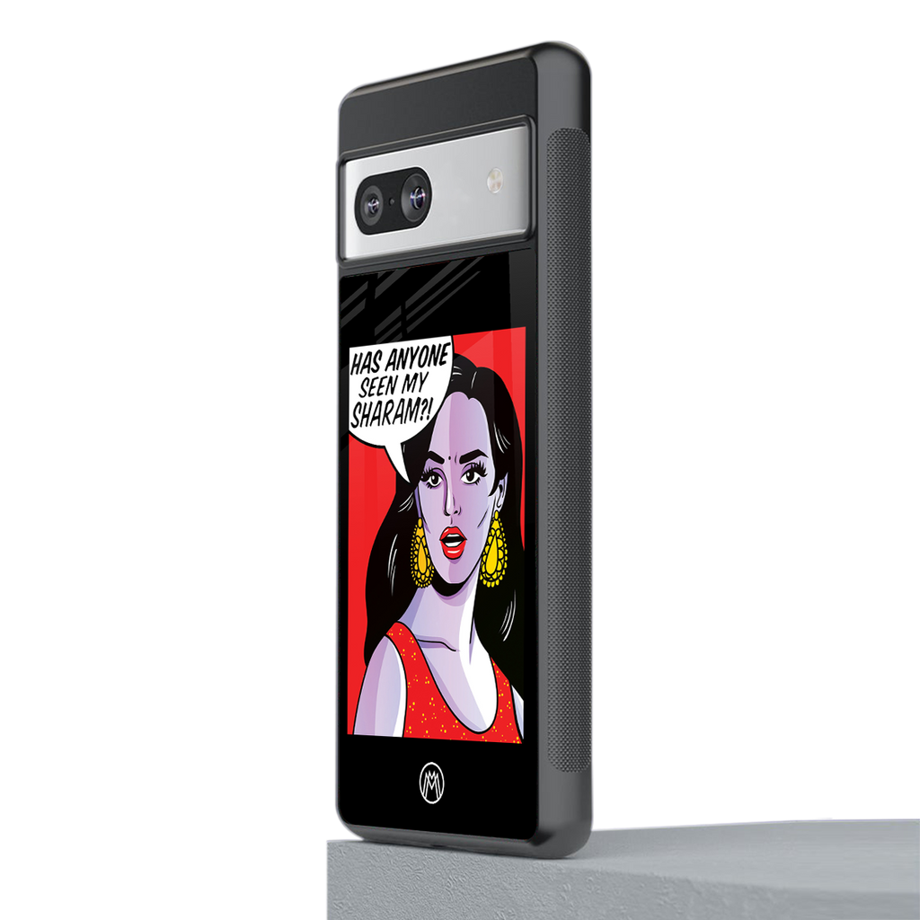 has anyone seen my sharam back phone cover | glass case for Google Pixel 7A