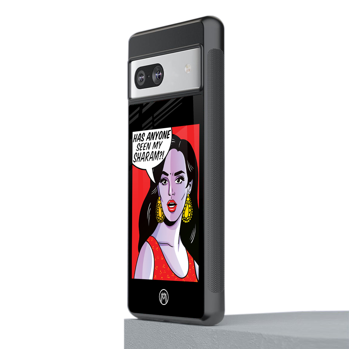 has anyone seen my sharam back phone cover | glass case for Google Pixel 7A