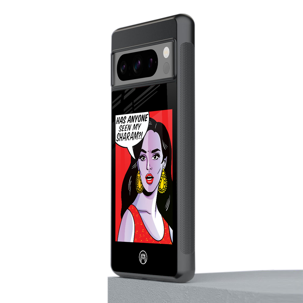 has anyone seen my sharam back phone cover | glass case for google pixel 8 pro