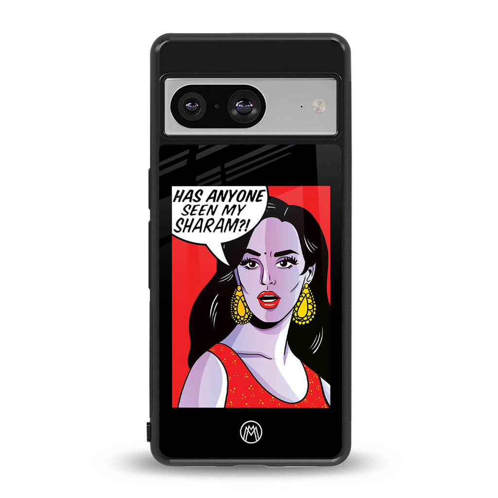 has anyone seen my sharam back phone cover | glass case for Google Pixel 8