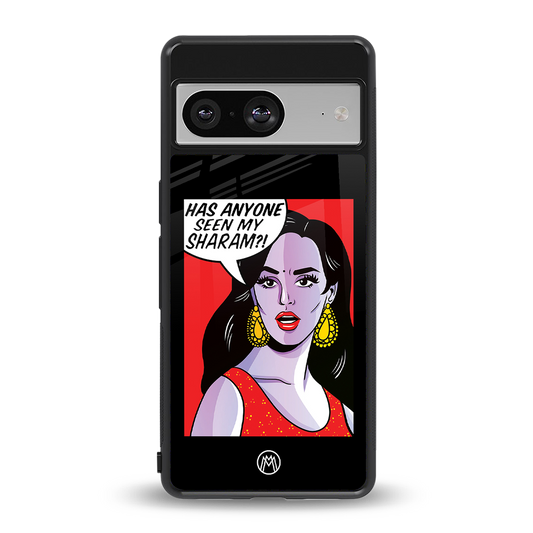 has anyone seen my sharam back phone cover | glass case for Google Pixel 8