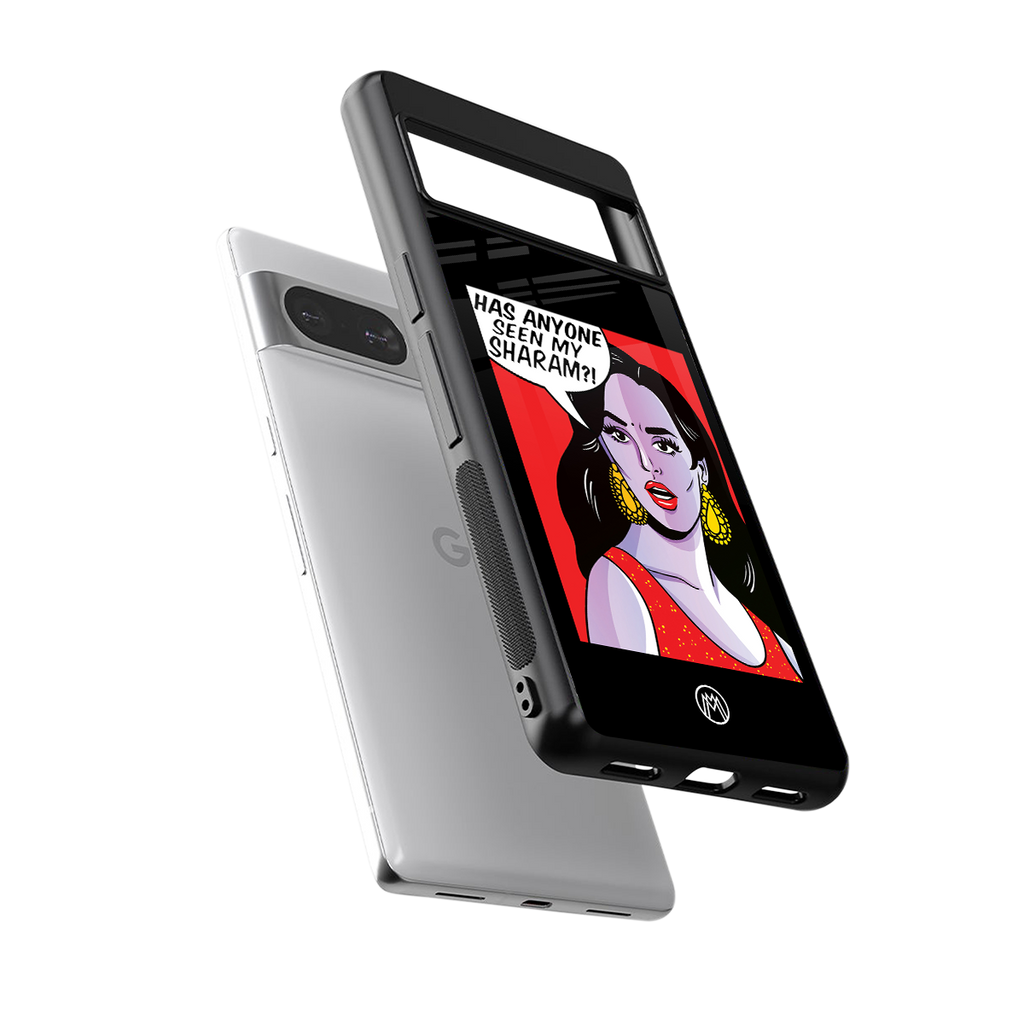 has anyone seen my sharam back phone cover | glass case for Google Pixel 8