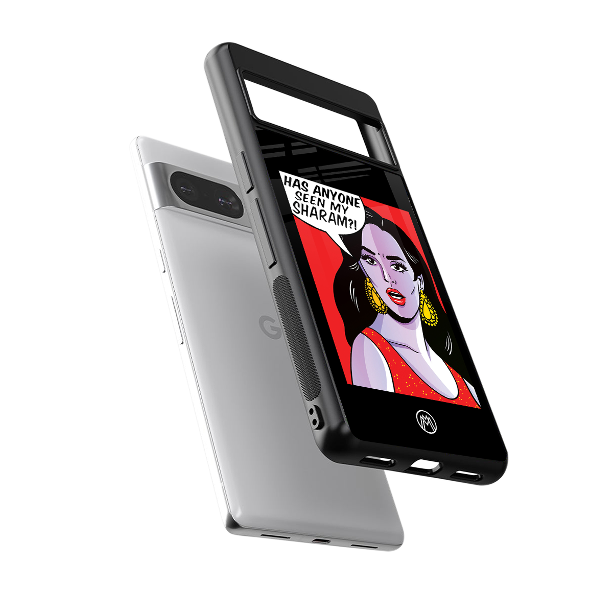 has anyone seen my sharam back phone cover | glass case for Google Pixel 8