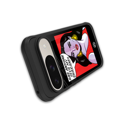 has anyone seen my sharam back phone cover | glass case for google pixel 9