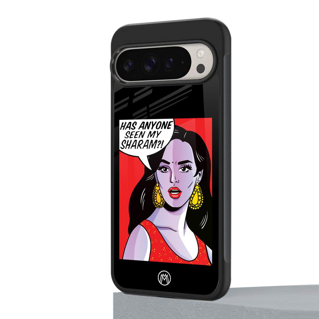 has anyone seen my sharam back phone cover | glass case for google pixel 9 pro