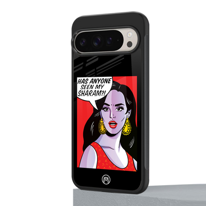 has anyone seen my sharam back phone cover | glass case for google pixel 9 pro xl