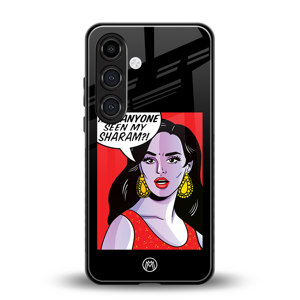 has anyone seen my sharam back phone cover | glass case for samsung galaxy s24