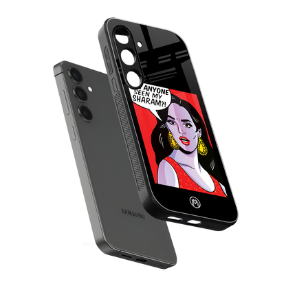 has anyone seen my sharam back phone cover | glass case for samsung galaxy s23 fe