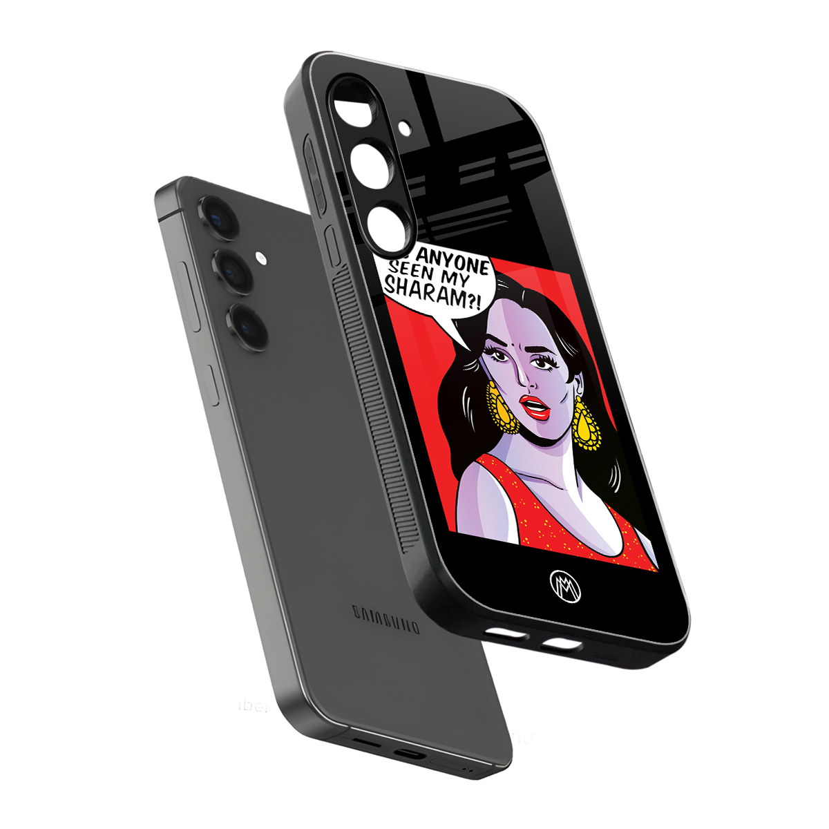 has anyone seen my sharam back phone cover | glass case for samsung galaxy s25