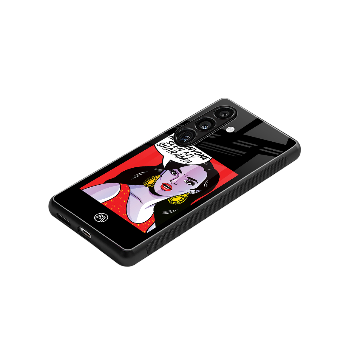 has anyone seen my sharam back phone cover | glass case for samsung galaxy s24