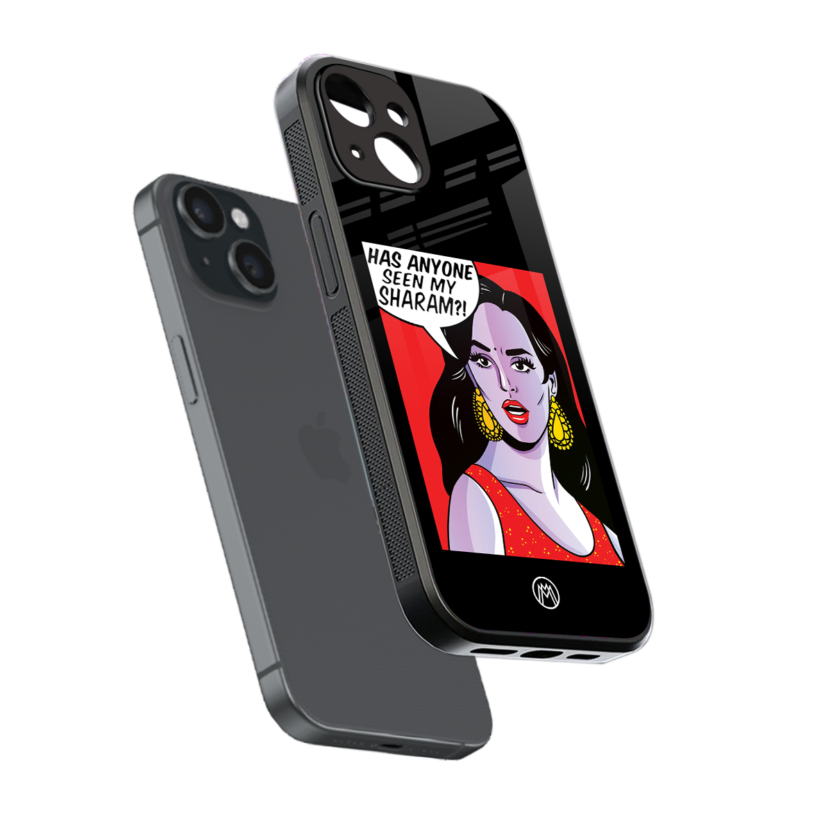 has anyone seen my sharam back phone cover | glass case for iphone 15