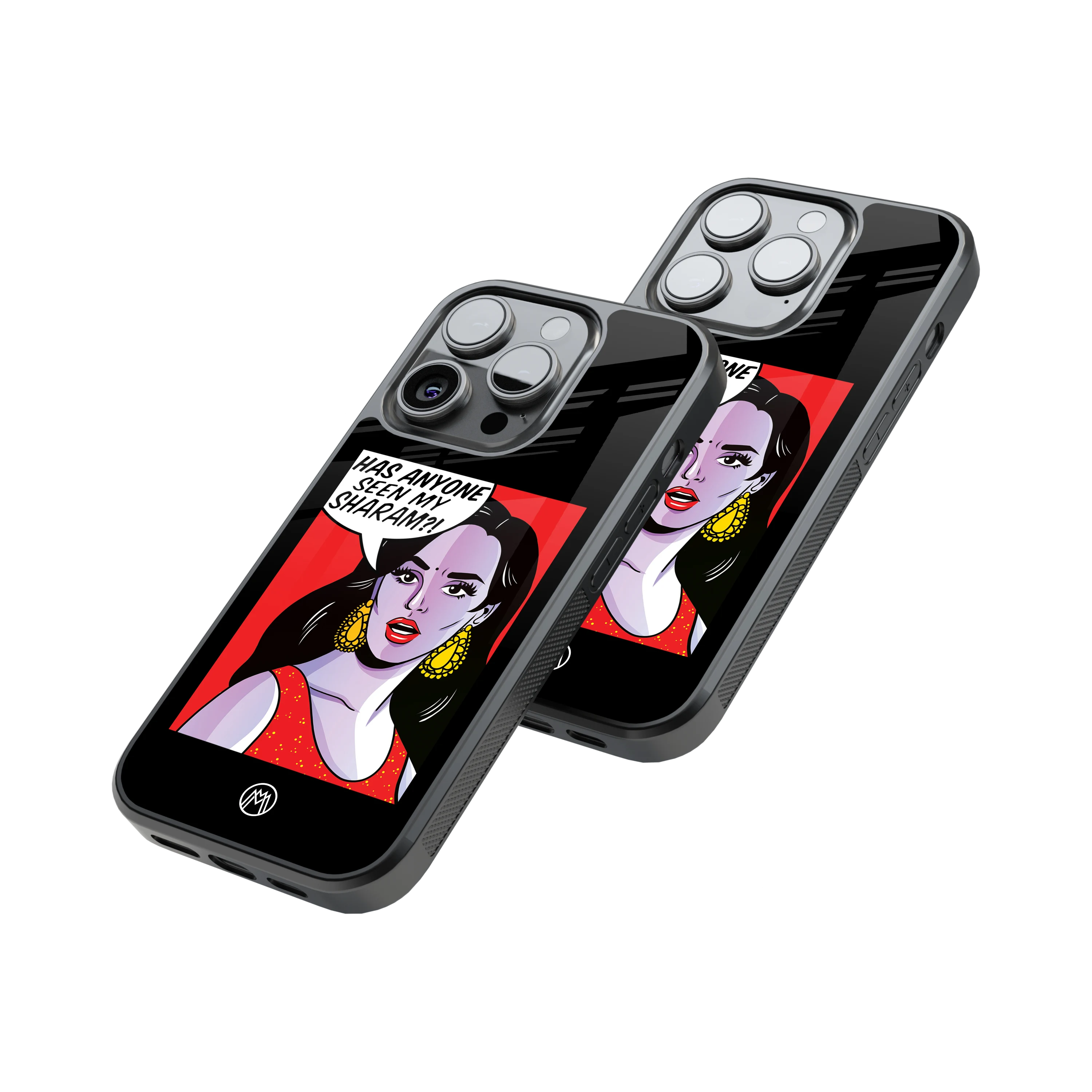 Protective Glass Back Phone Case Compatible with iPhone, Samsung, OnePlus, Pixel & More