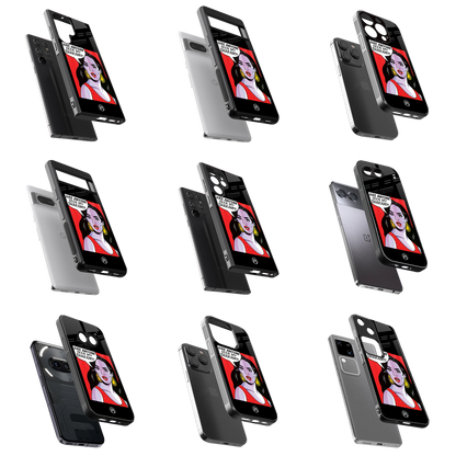 Durable Glass Back Mobile Case for iPhone, Samsung, OnePlus, Google Pixel, Redmi, Vivo, Oppo