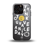 have a nice day back phone cover | glass case for iphone 13 pro