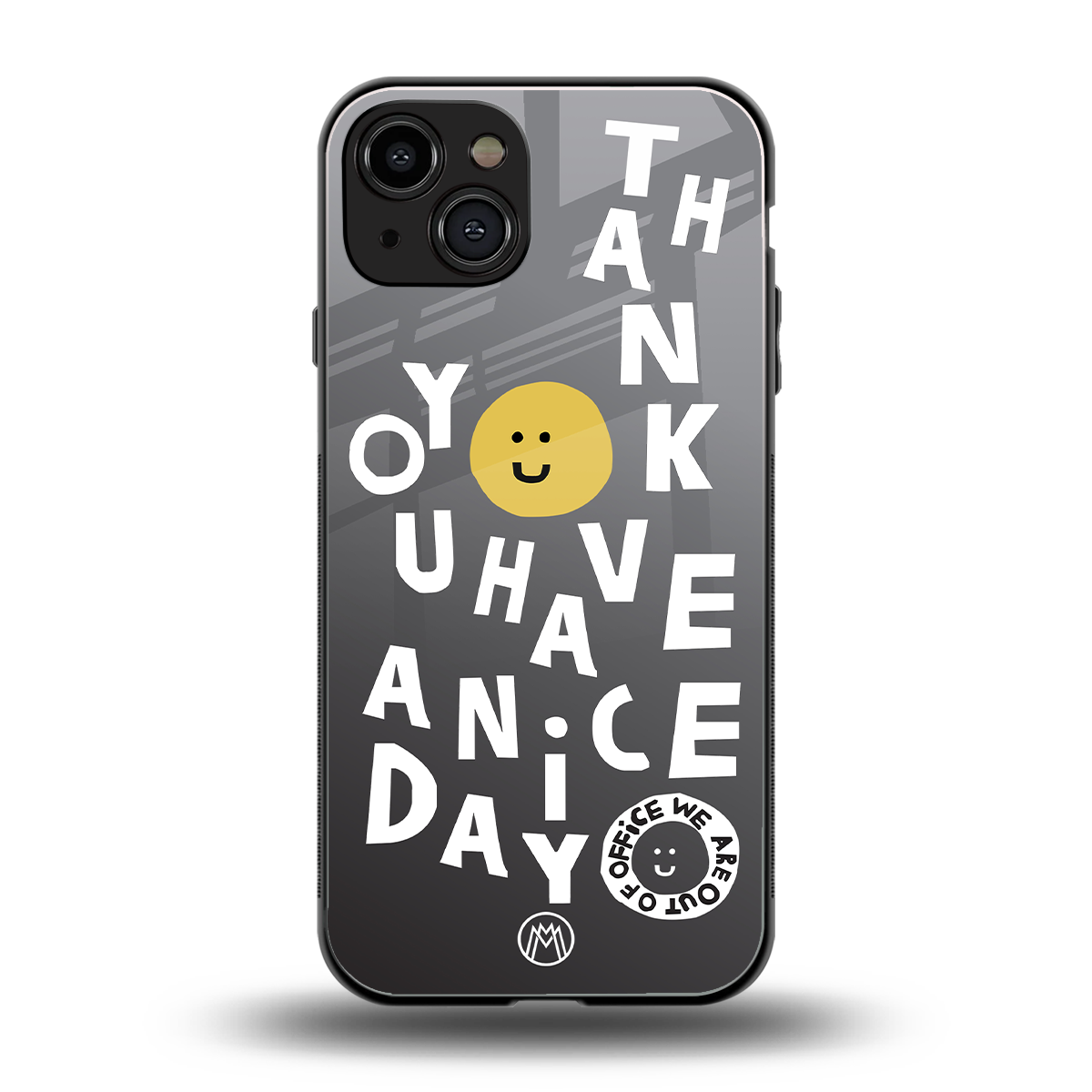 have a nice day back phone cover | glass case for iphone 15