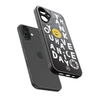 have a nice day back phone cover | glass case for iphone 16 plus
