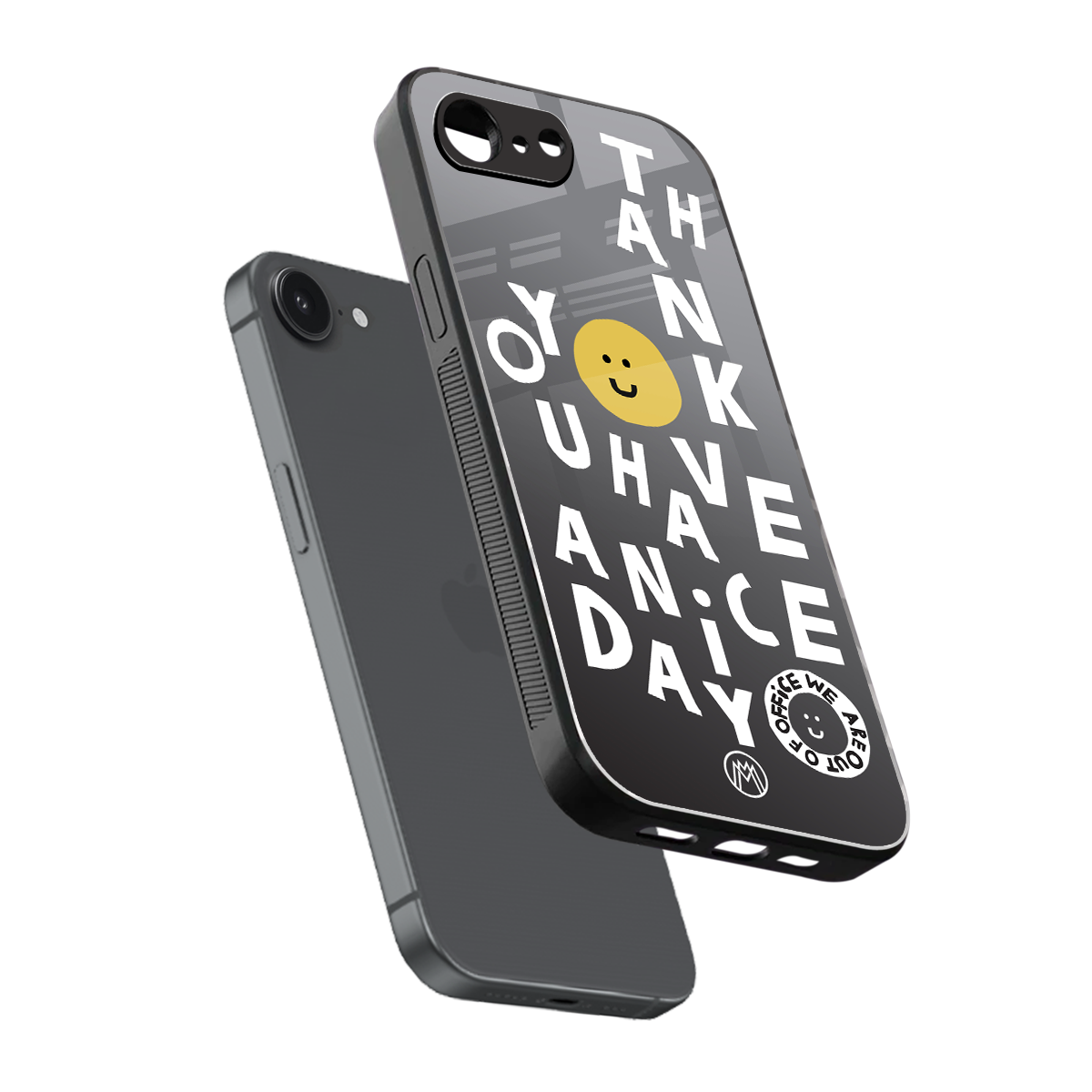 have a nice day back phone cover | glass case for iphone 16e