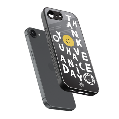 have a nice day back phone cover | glass case for iphone 16e