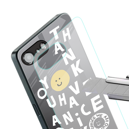 have a nice day back phone cover | glass case for iphone 16e