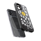 have a nice day back phone cover | glass case for nothing phone 1
