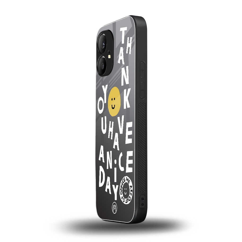 have a nice day back phone cover | glass case for nothing phone 1