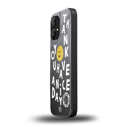 have a nice day back phone cover | glass case for nothing phone 1
