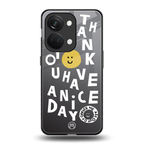 have a nice day back phone cover | glass case for oneplus nord 3