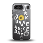 have a nice day back phone cover | glass case for oneplus nord 4