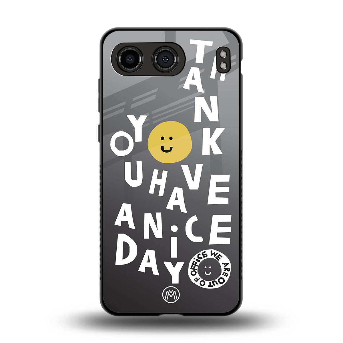 have a nice day back phone cover | glass case for oneplus nord 4
