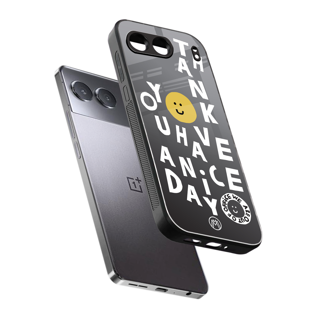 have a nice day back phone cover | glass case for oneplus nord 4