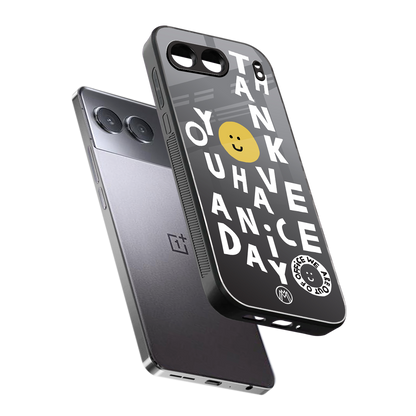 have a nice day back phone cover | glass case for oneplus nord 4