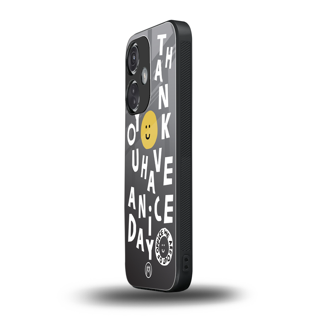 have a nice day back phone cover | glass case for oneplus nord ce 3