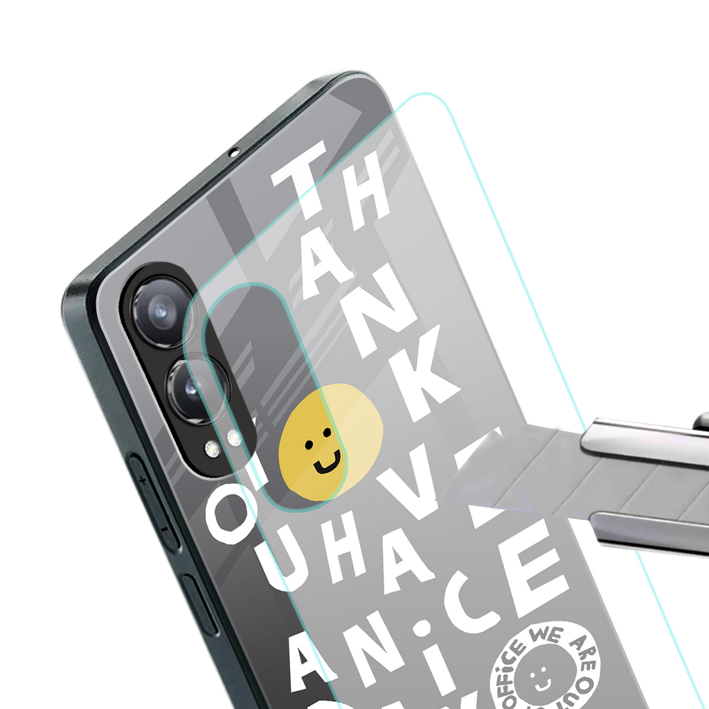 have a nice day back phone cover | glass case for oneplus nord ce 4 lite