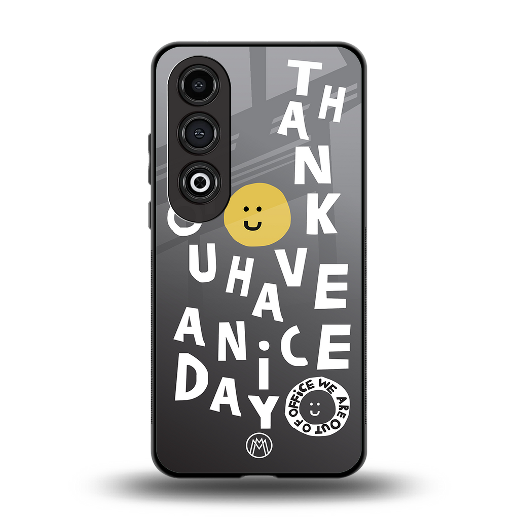 have a nice day back phone cover | glass case for oneplus nord ce 4