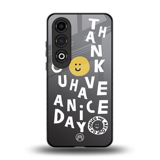 have a nice day back phone cover | glass case for oneplus nord ce 4