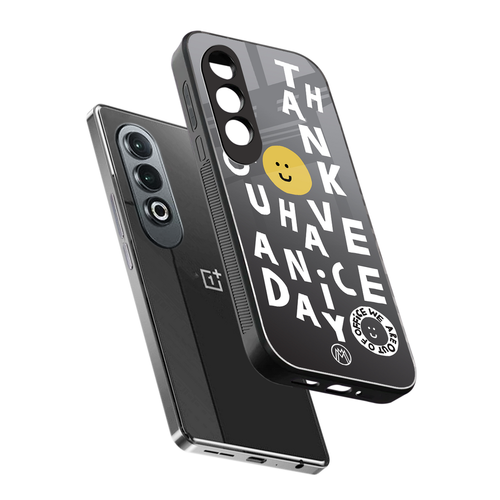 have a nice day back phone cover | glass case for oneplus nord ce 4